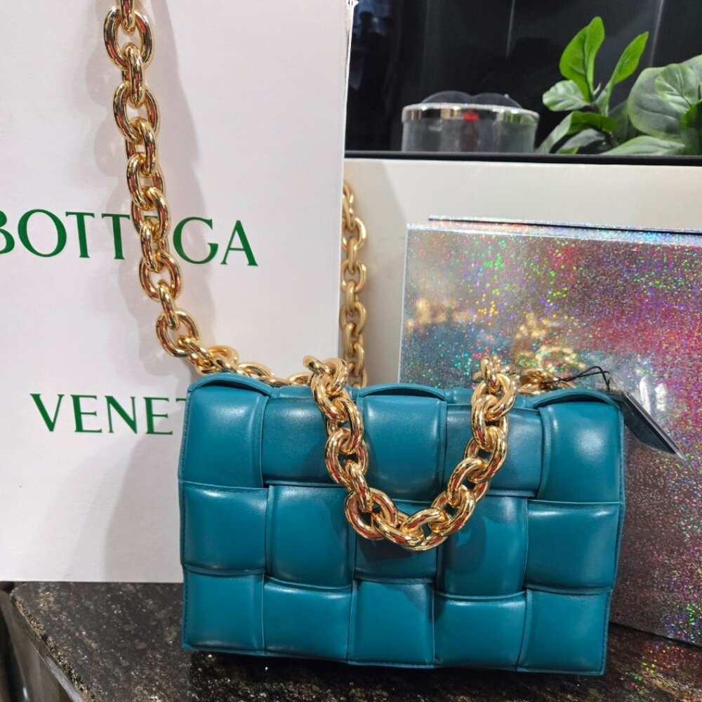 PRISTINE Bottega Veneta Padded Cassette Handbag